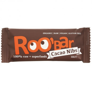 Био ROO'BAR с какаови зърна и бадем 30g