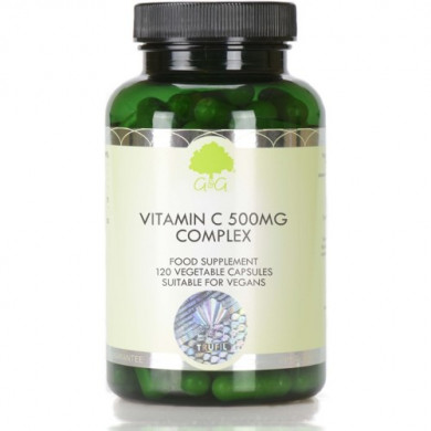 Витамин C комплекс 500mg с Ацерола и Шипка - 120 капсули
